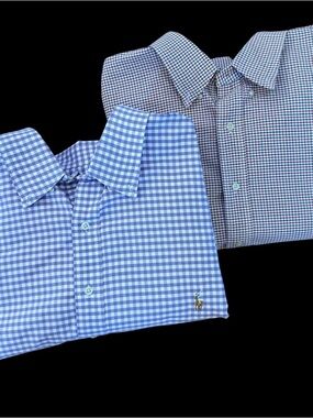 Ralph Lauren Polo long sleeve Flesh Pony Purple White Red Blue 3XB lot Preppy